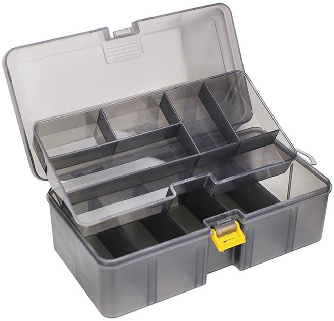 히즈플랜 루어낚시 태클박스, 그레이, 1개