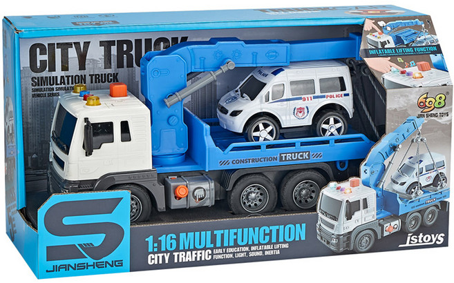 CITY TRUCK 1 ： 16 拖吊車, 1個, 混合顏色