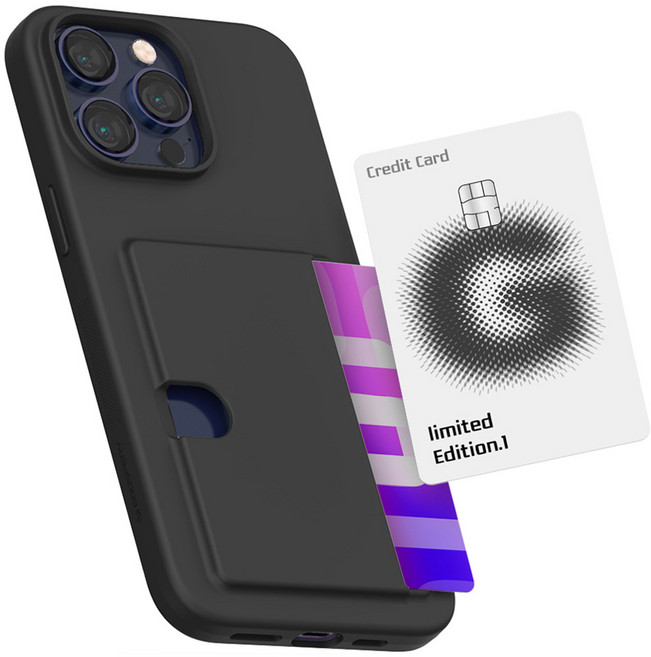 구스페리 레일 2카드 젤리 휴대폰 케이스