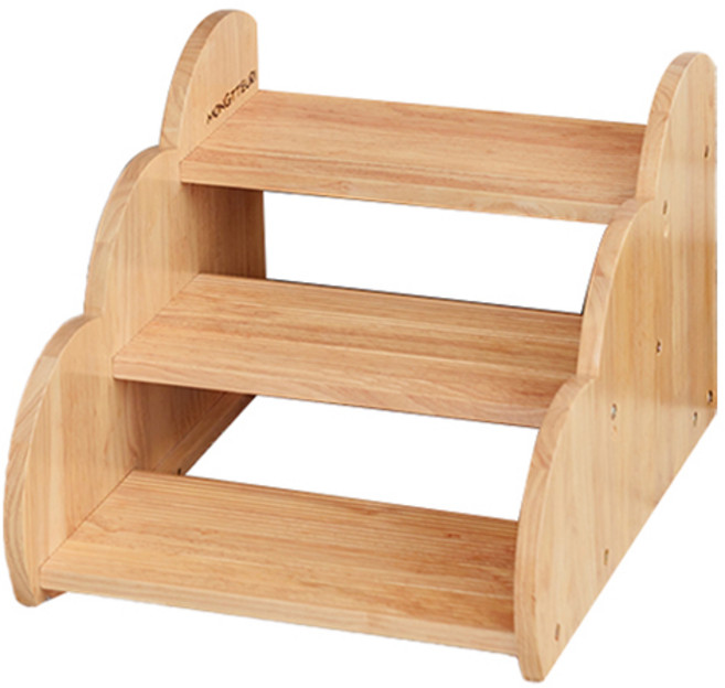 몽뜨리 원목 강아지 계단, 우드, 1개