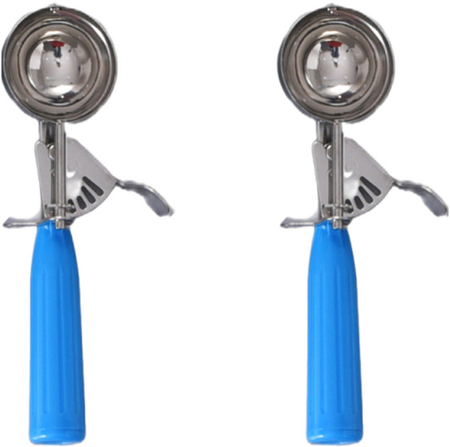 이딜리 스텐 아이스크림 셔터 스쿱 16호, 블루, 2개