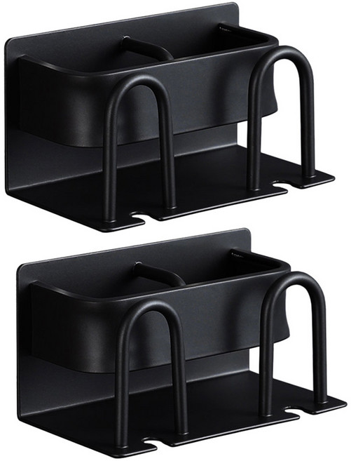 모나코올리브 아데니움 전기면도기 홀더, 블랙, 2개