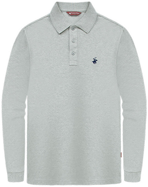 비버리힐스폴로클럽 남녀공용 프리미엄 PK 스몰로고 긴팔 카라티셔츠 CPX0T11