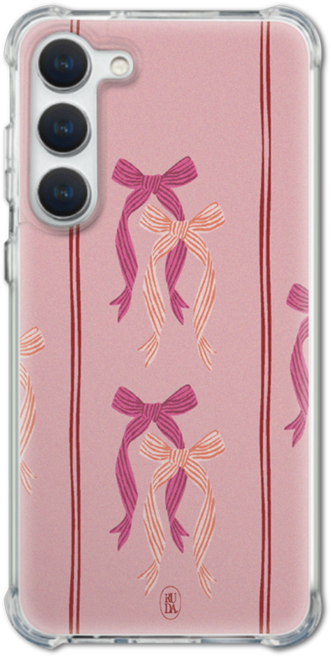 이루다 빈티지 무드 리본 젤하드 범퍼 휴대폰 케이스