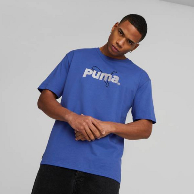 PUMA 男款 Team Graphic 棉質 T恤 62062502