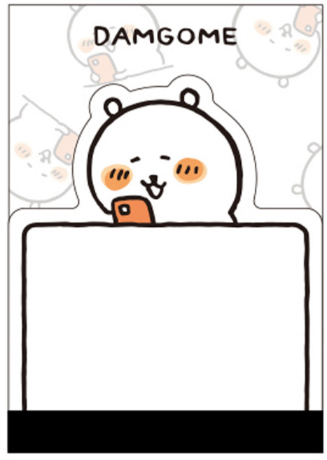 플라잉웨일즈 담곰이 듀얼 메모지, 휴식타임, 1개입, 1개