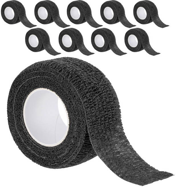 모나코올리브 소음방지 자가점착 체어밴드, 블랙, 10개