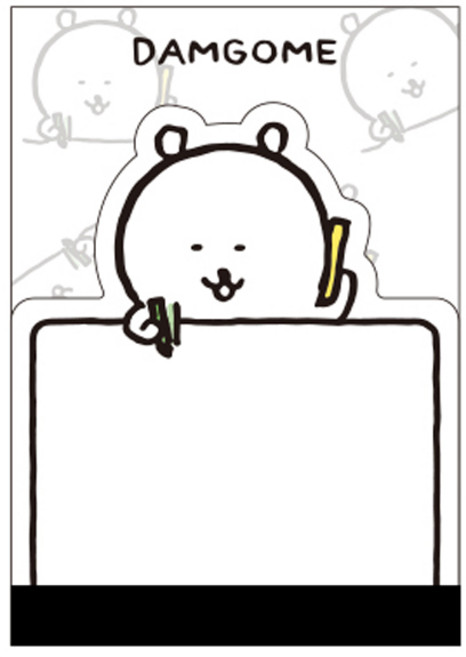 플라잉웨일즈 담곰이 듀얼 메모지, 메모타임, 1개입, 1개