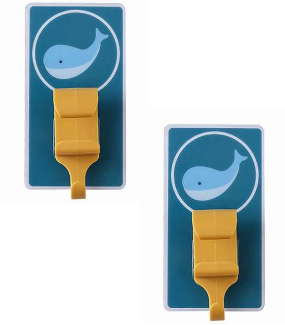 이십이도 욕조 세숫대야 다용도 걸이, 딥블루돌고래, 2개