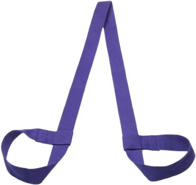 메리벨펀퍼니 요가매트 폼롤러 스트랩, 퍼플, 1개