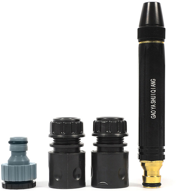 월드크린 하이퍼 고압 물 호스 스프레이 건 헤드, 1개, 혼합색상