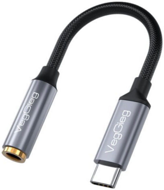 헨센 C타입 + 3.5mm 입력형 케이블 변환젠더+오디오, 10cm, 혼합색상, 1개