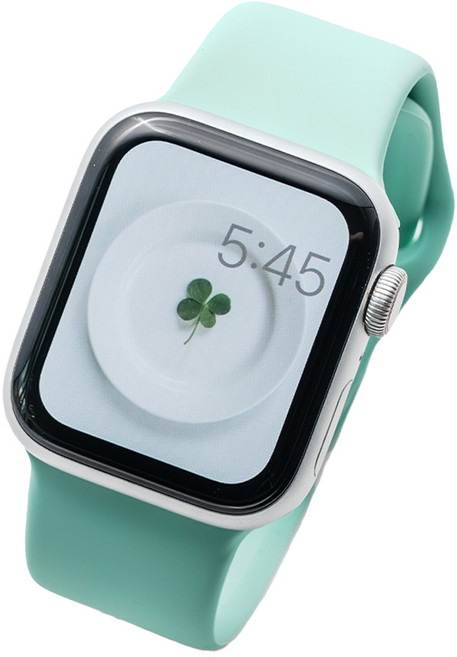 누아트 스마트워치 더블버클 실리콘 스트랩, 그레이, 1개