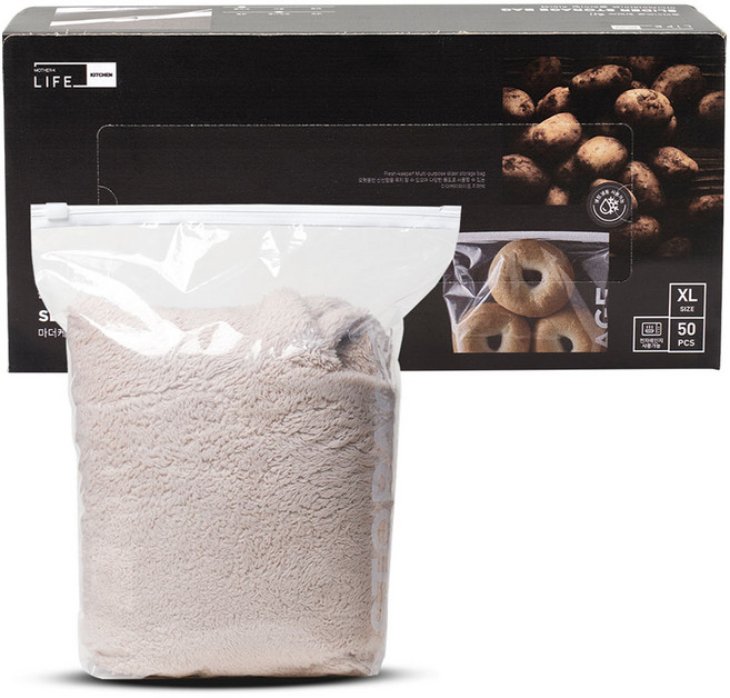마더케이라이프 대용량 슬라이딩 지퍼백, 50개입, 1개