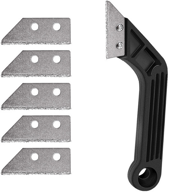 모네스페스 줄눈제거기 검정 + 리필날 5p 세트, 1세트