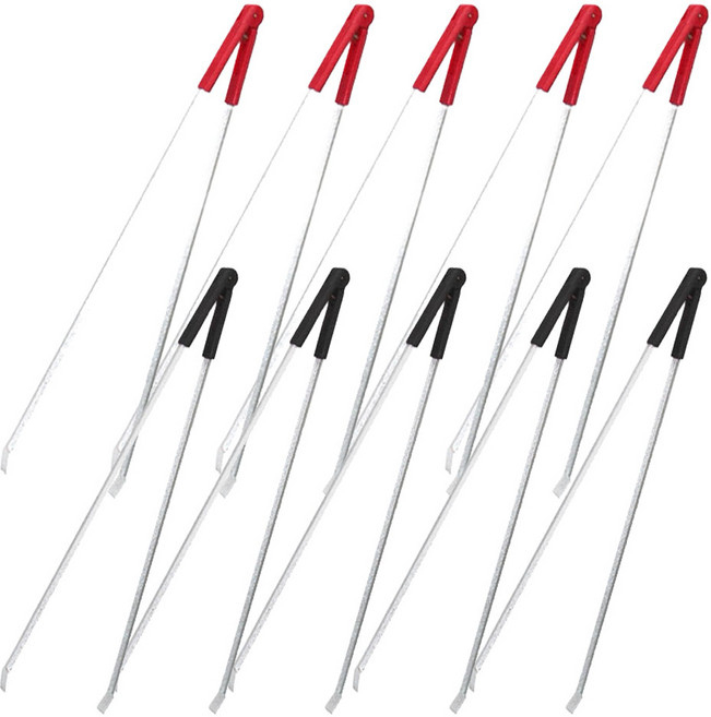 월드크린 미화 청소 집게 80cm, 랜덤발송, 10개