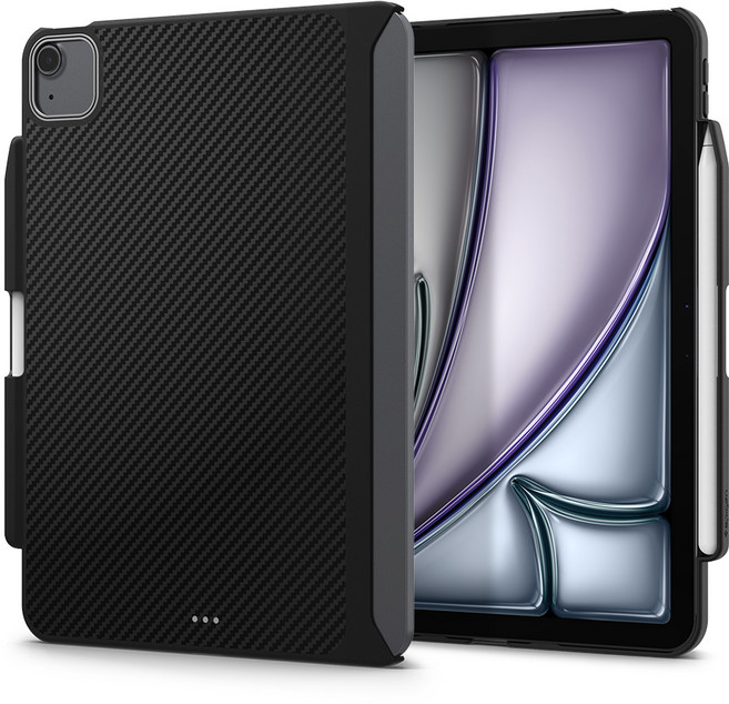 슈피겐 매직키보드 호환 카본 패턴 엔조아라미드 케이스 ACS07670, 블랙, 1개