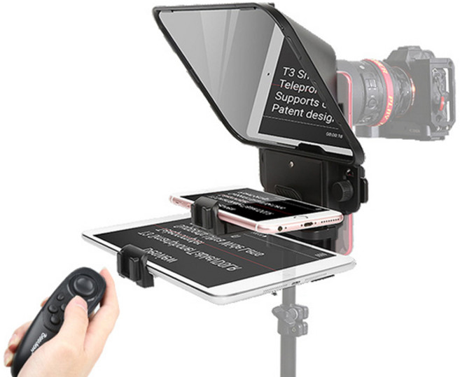 데스뷰 미니 텔레프롬프터 스마트폰 아이패드 태블릿 거치, 1개, T3