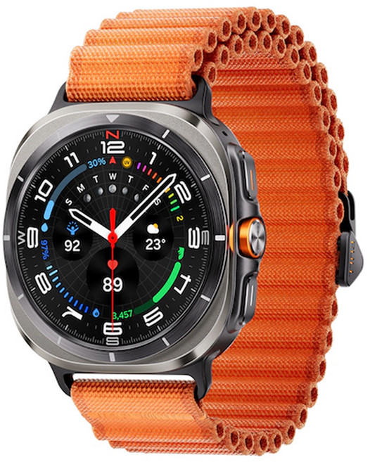 스페이스쉴드 후크형 패브릭 나일론 스트랩, 오렌지, 1개