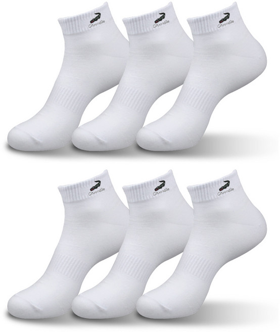 크로커다일 자수 스탠다드 단목양말 3켤레 세트 CD228&CD230