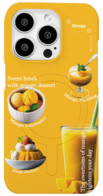 에잇클로드 매거진텍스쳐 맥세이프 슬림하드 휴대폰 케이스