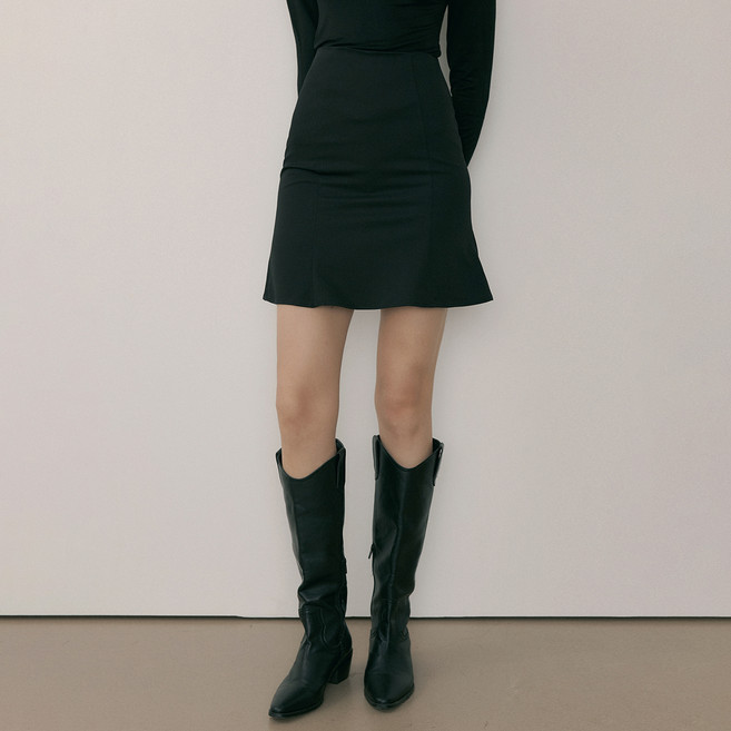 리올그 여성용 모르 벨 플레어 미니 스커트