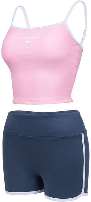 레노마 여성용 슬리브리스 래쉬가드 세트 RN-LS2E501-PK