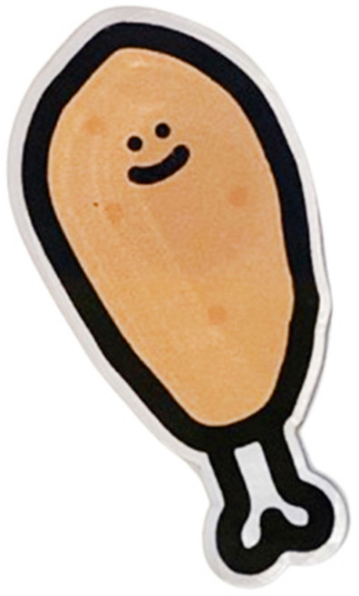 오프유 캐릭터 휴대폰 그립톡, 닭다리, 1개