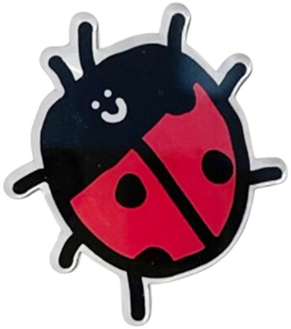 오프유 캐릭터 휴대폰 그립톡, 무당벌레, 1개