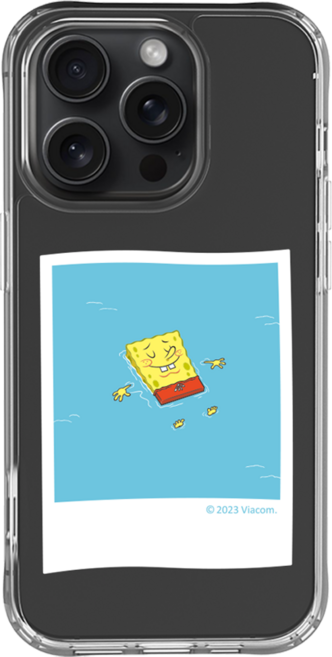 스폰지밥 에어풀가드 휴대폰 케이스, 스펀지밥 수영