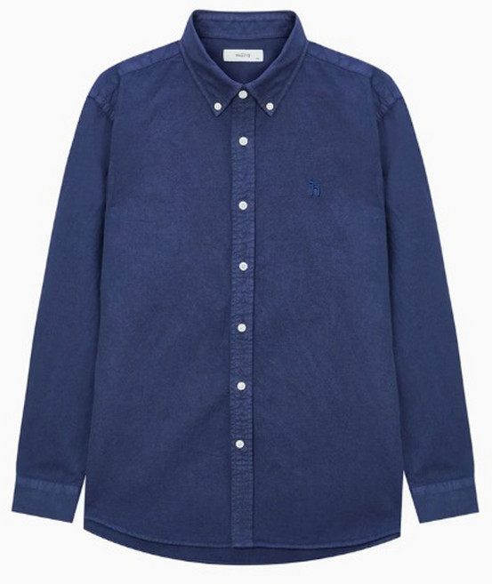 헤지스 남성용 버튼다운 긴팔 캐주얼 셔츠