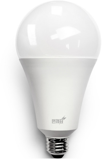번개표 LED 전구 20W, 주광색, 1개