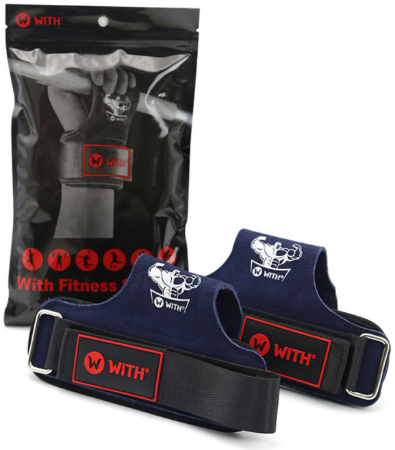 위드 헬스 리프팅 스트랩 장갑 HY38 세트, 1세트