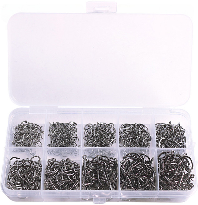 히즈플랜 대용량 낚시바늘, 500개입, 1개