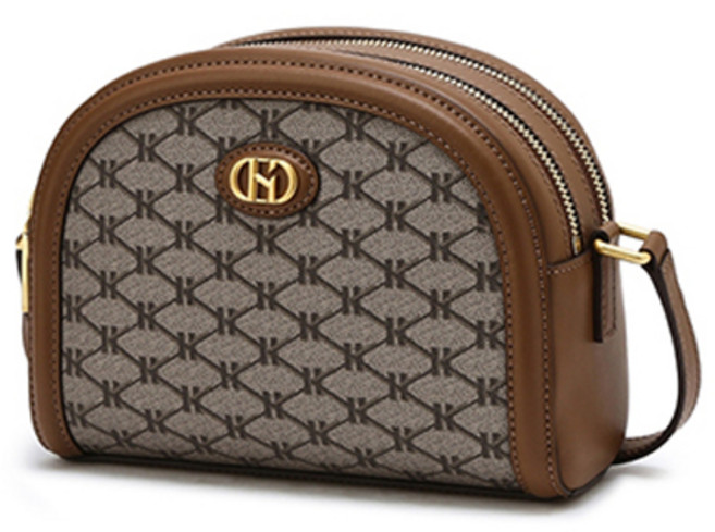 헤지스 여성용 헤리아토 H장식 시그니처 투탑 크로스백
