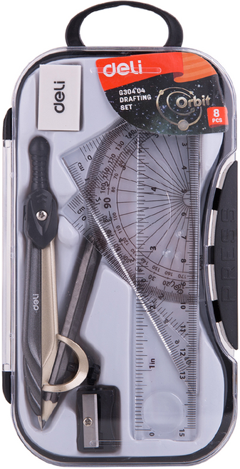 델리 컴퍼스 8종 케이스 세트, 1세트