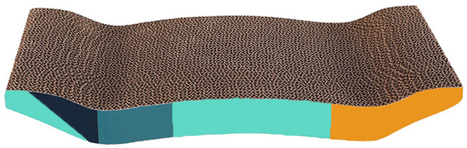 데이소이 고양이 컬러 포인트 평판형 스크래쳐, K002, 1개