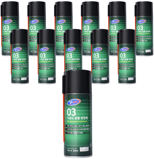 Vtech 다용도 윤활방청제, 12개