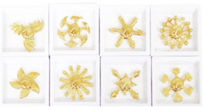 황금 스피너 8p, 랜덤 발송, 1세트