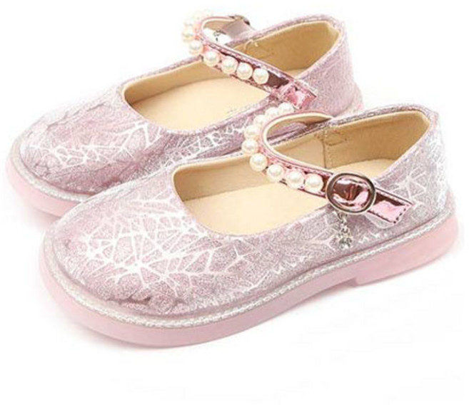 여아용 루루슈 크랙 진주 구두 RA102