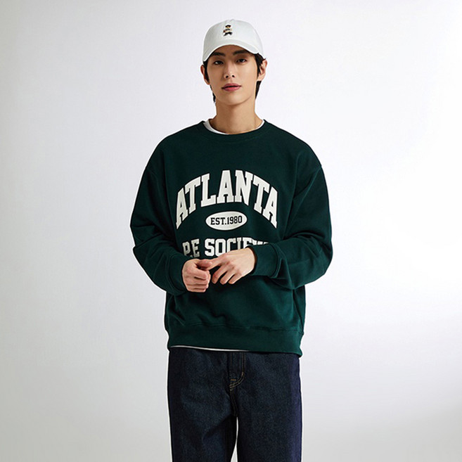 스파오 아틀란타 PE 소사이어티 맨투맨 SPMWE12C42