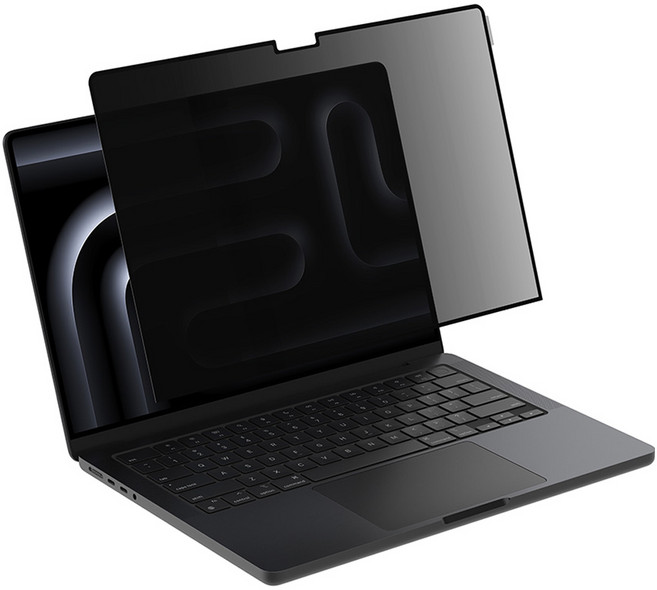 벨킨 스크린포스 트루 프라이버시 노트북 스크린 보호 스크린 보호 필름 세트, 1세트