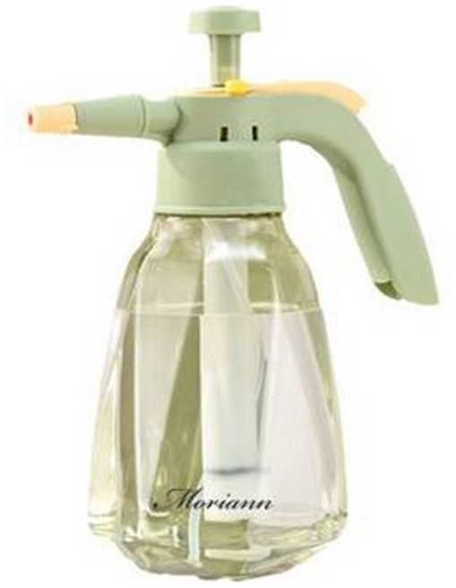 모리앤 대용량 공기압 분무기 1500ml, 1개, 밀크그린