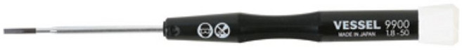 베셀 정밀 일자 드라이버 9900 1.8 x 50, 1개