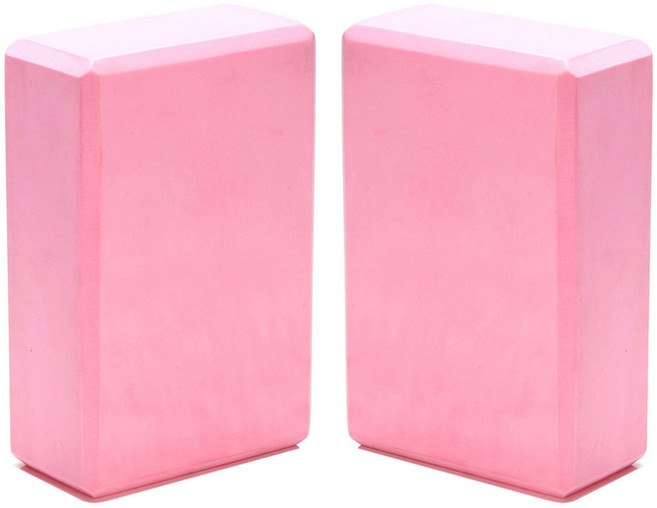 대한 EVA 요가블럭, 핑크, 2개