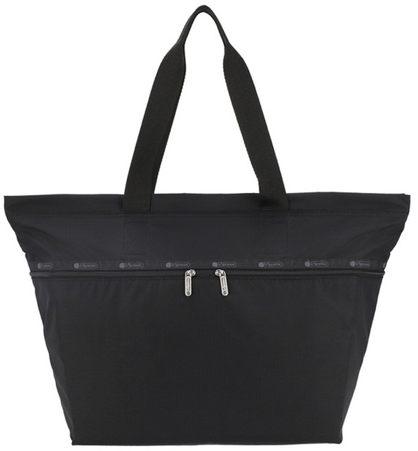 LESPORTSAC 力士保 再生Carlin拉鍊頂部托特包 3688.R086, 黑色