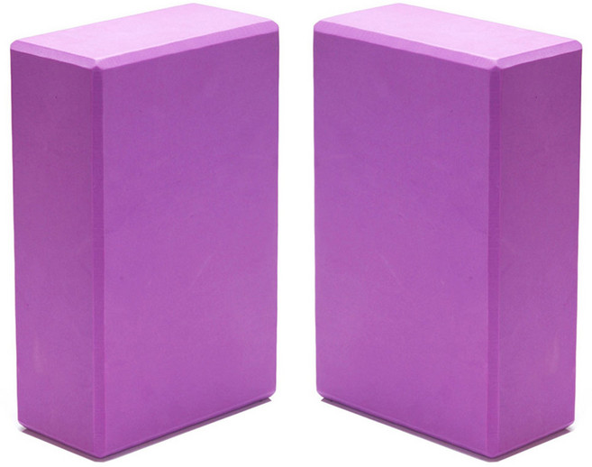 대한 EVA 요가블럭, 퍼플, 2개