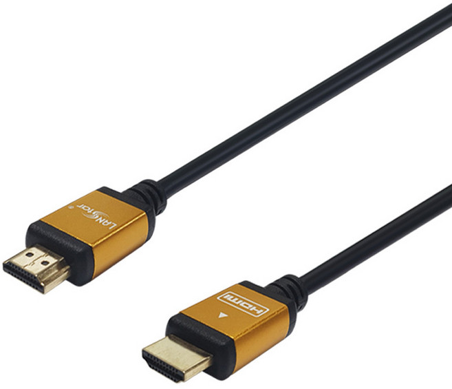 랜스타 HDMI2 4K 60Hz 골드메탈 케이블 LS-HDMT, 1개, 2m