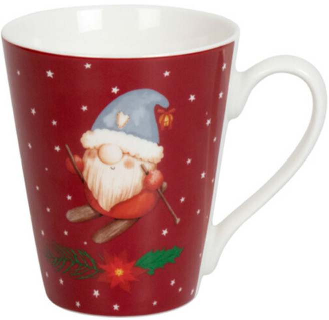 코니츠 크리스마스 머그컵 340ml, 요정 노움 B, 1개