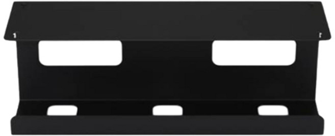 멀티탭 전선 정리 거치대, 1개, 블랙